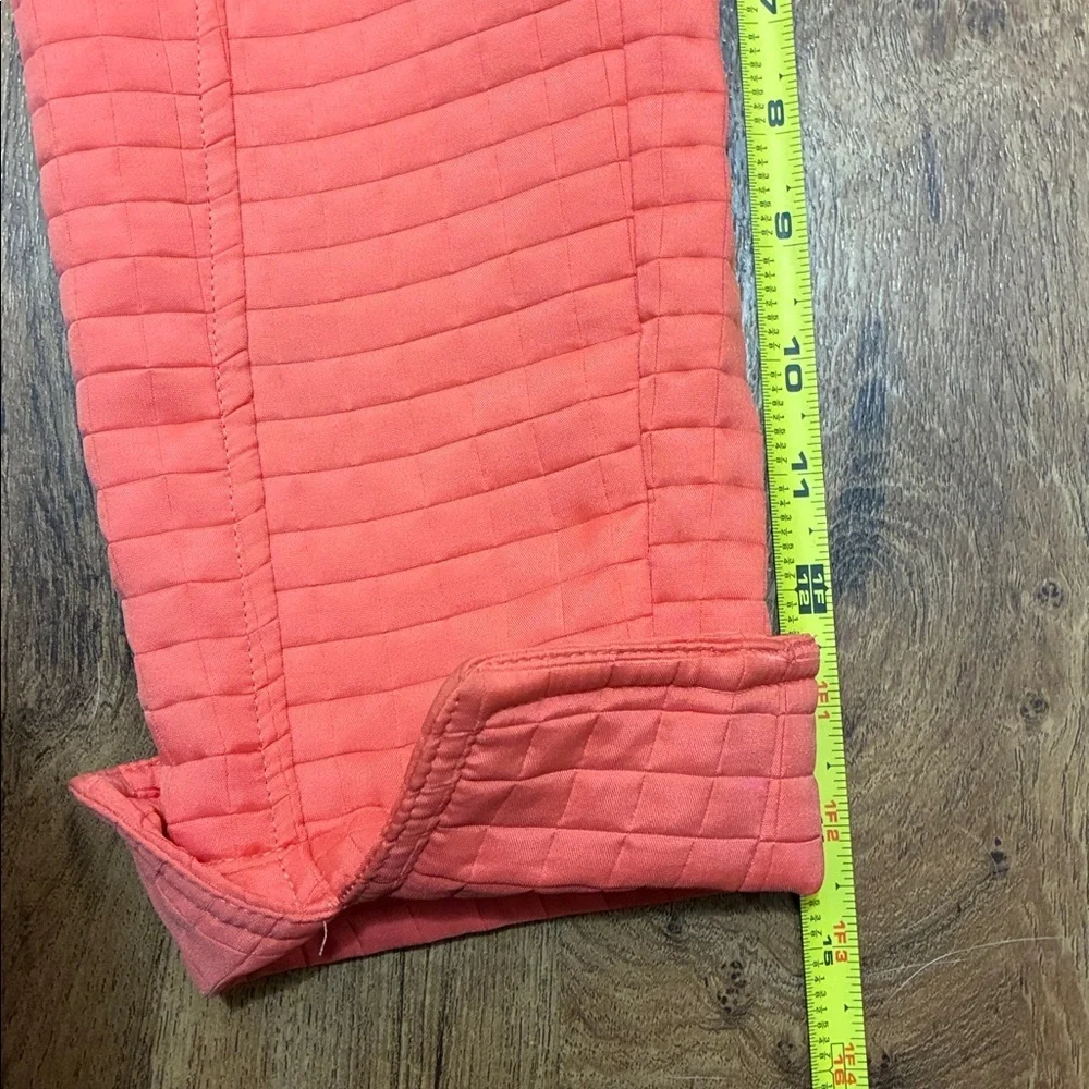 Robert Louis Coral Quilted Jacket Long Sleeves Cuffed Vintage Great Condition